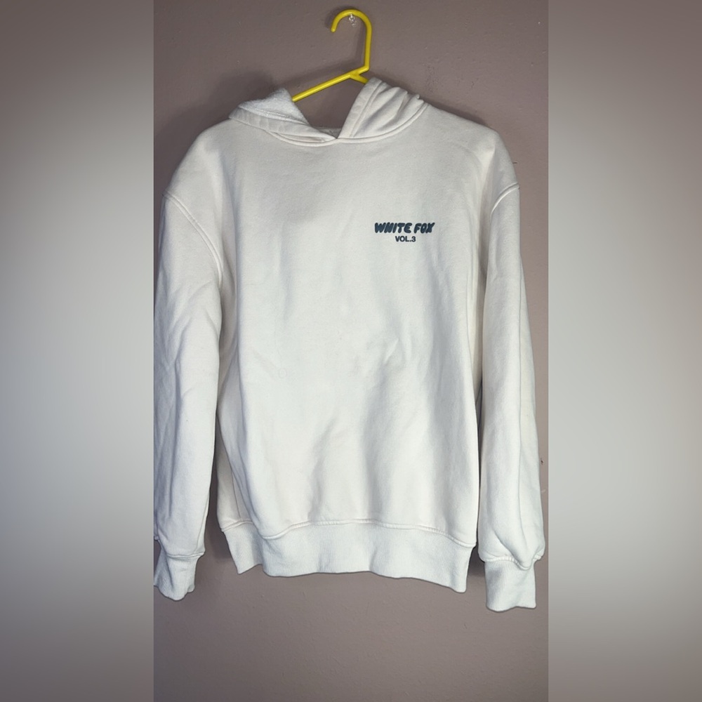 White fox Cream Hoodie - Picture 3 of 6